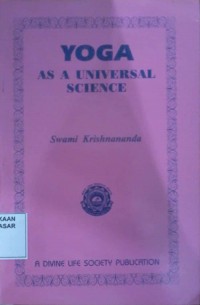 Image of Yoga as a universal science